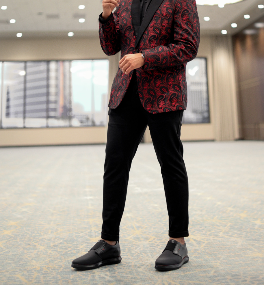 Formal dress with casual shoes shop